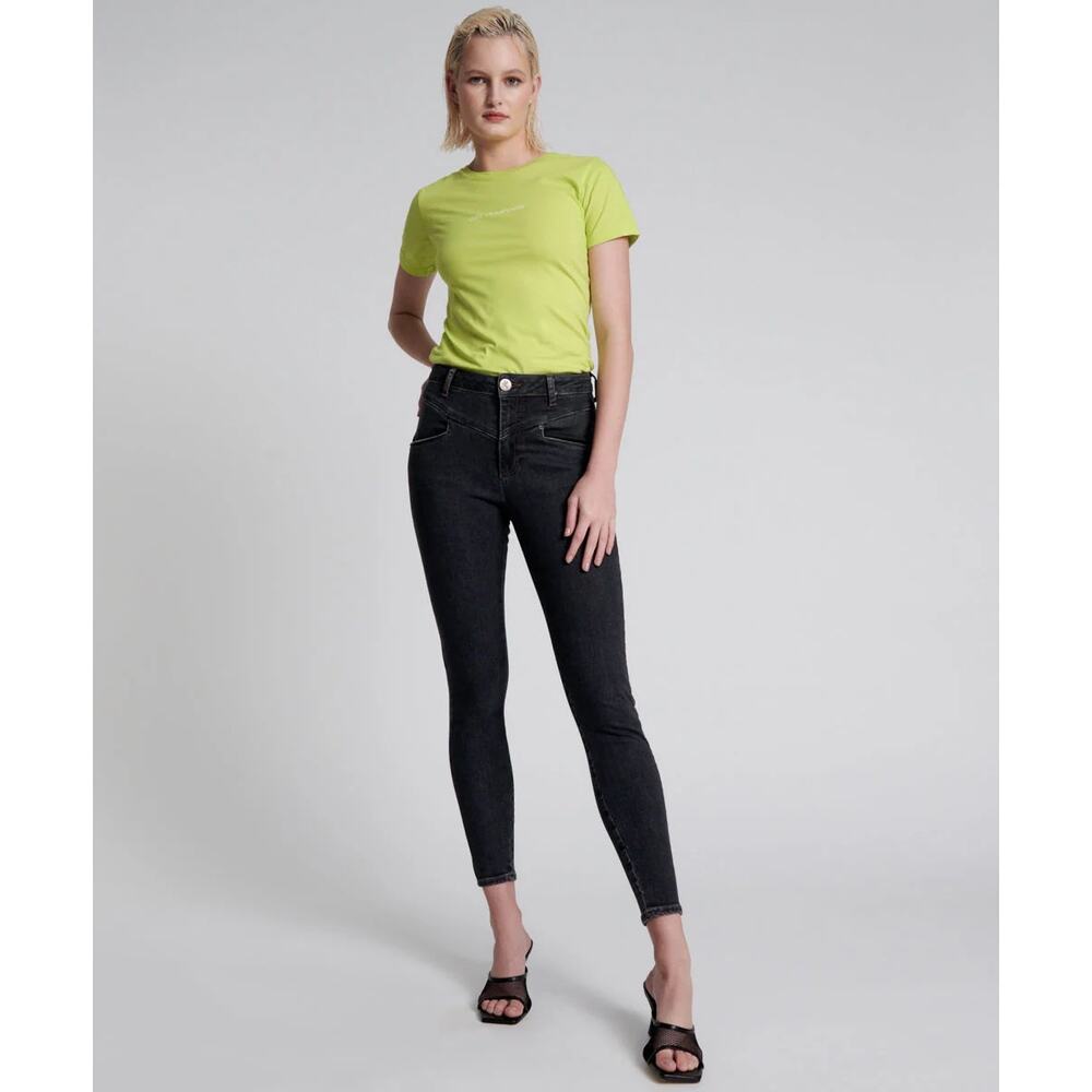 ONE TEASPOON Freebirds Ii Low Waist Stretch Skinny Denim Jeans -Worn Black Sz:38